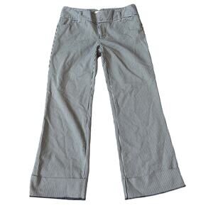 Old Navy Low Waist Cotton Blend Blue and White Stripe Nautical Pants